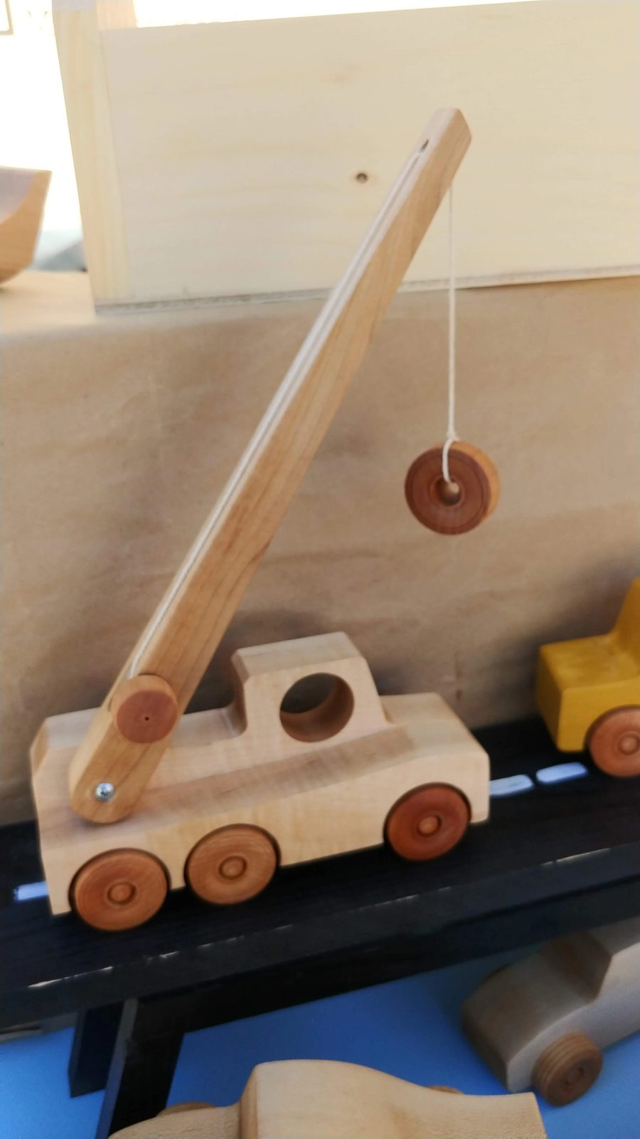 Wooden toys fresh from the workshop