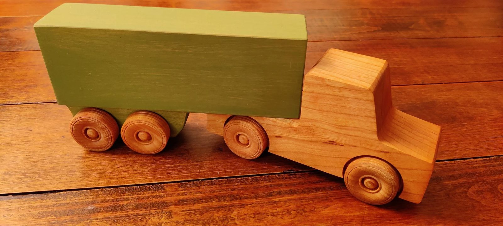 A wooden toy, detail
