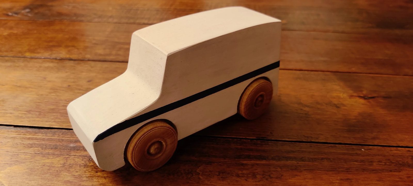 A wooden toy, detail