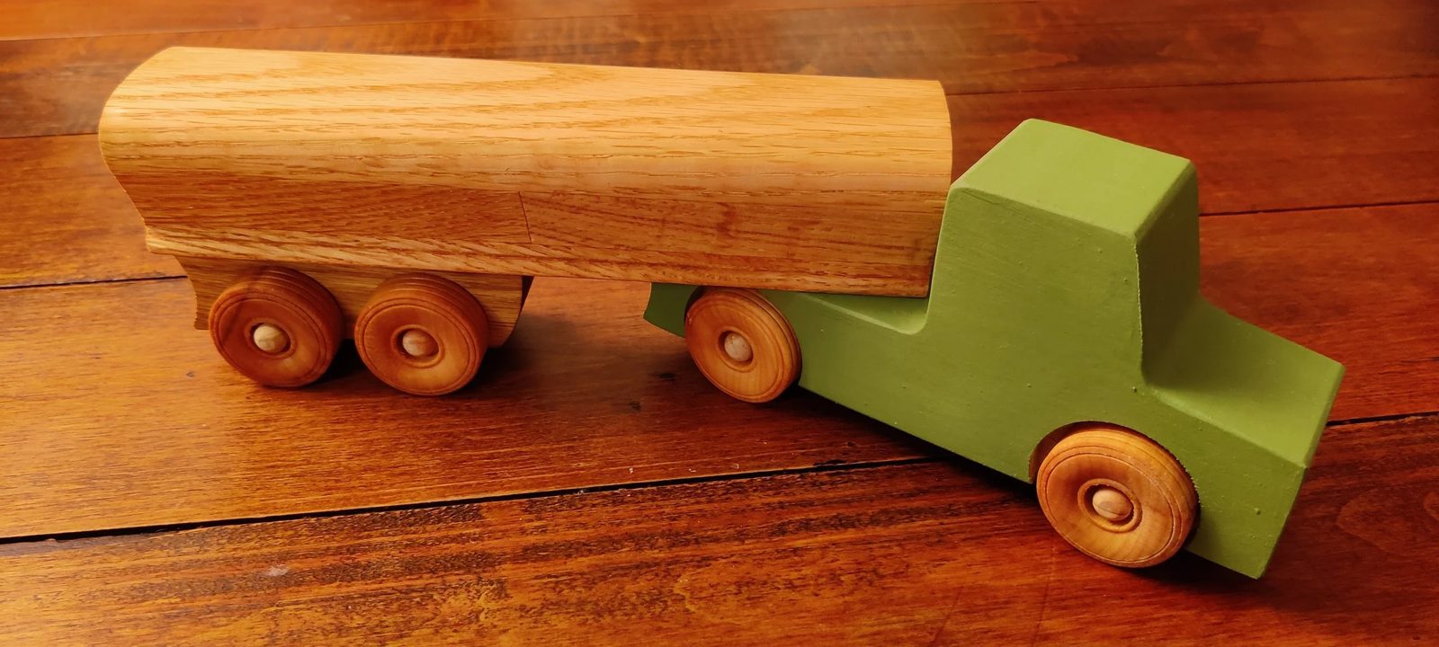 A wooden toy, detail