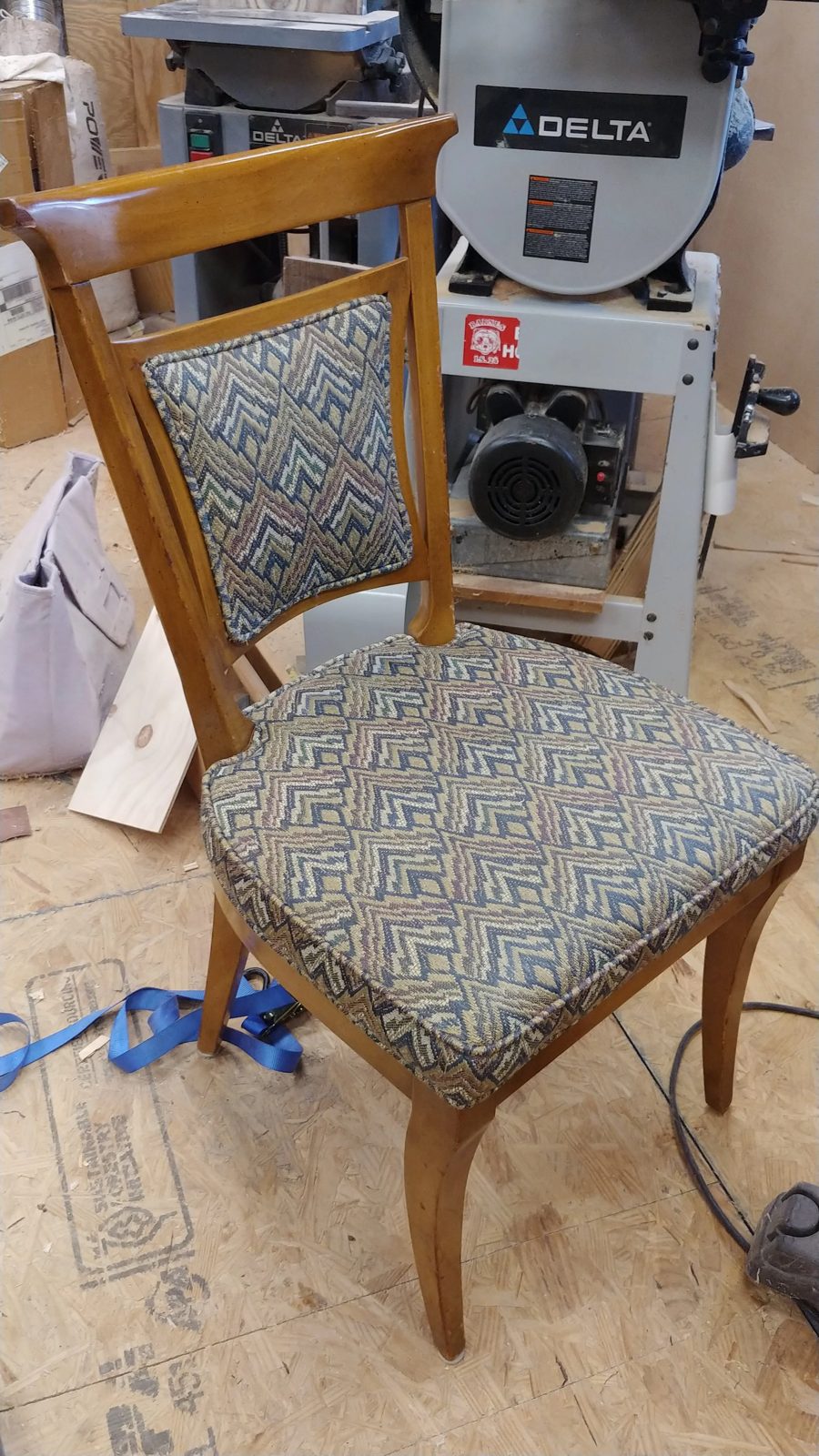 Furniture restoration in progress