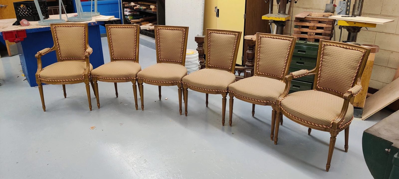 Furniture repair detail